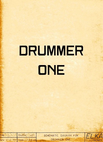 Elka drummer one schematic - elka,