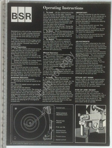 Radio vintage bsr - tv,