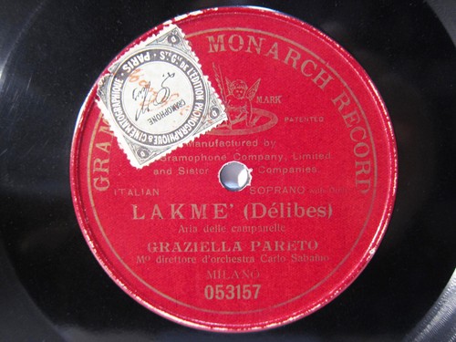 78rpm graziella pareto soprano - graziella,