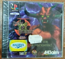 IRON & BLOOD PS1 SIGILLATO CON