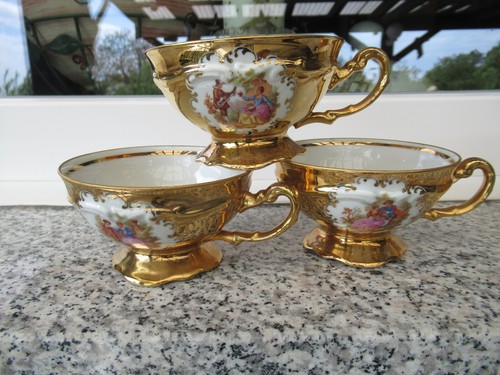 Tasses doré couple - 3,