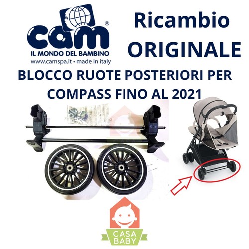 Ruote posteriori passeggino - ruote,