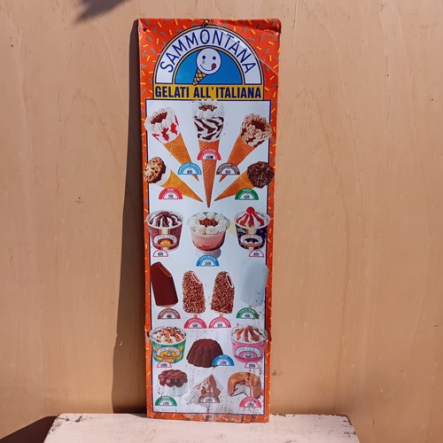 Insegna tabella gelati - insegna,