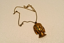 Vintage IN Ottone Buddha Testa