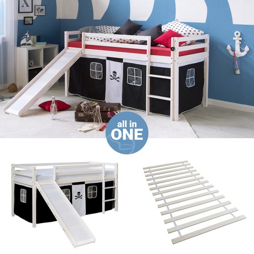 Letto soppalco 90x200 culla - 90x200,