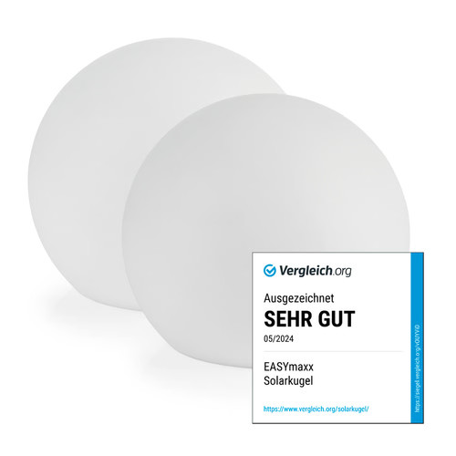 Easymaxx set lampade solari - set, 2