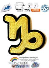 patch capricorn iron toppa termoadesiva capricorno zodiaco terra astrology sign