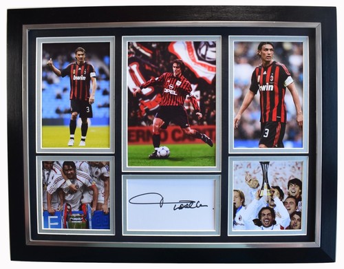 Paolo maldini signed autograph - maldini,