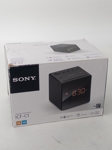 Sony icf cube clock radio - sony,