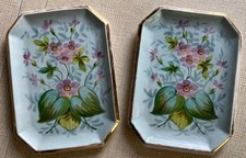 PAIRE DE PLATEAUX OCTOGONAUX