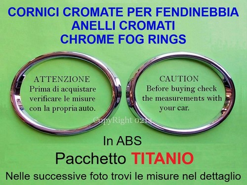 Cornici anelli fendinebbia - anelli,