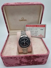 Omega Speedmaster Reduced 175.0032 steel 39 mm automatic chrono box and card 93