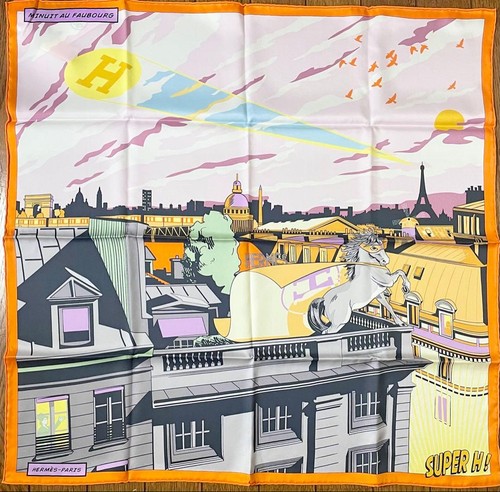Hermes silk scarf 65x65cm - scarf,