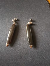 orecchini pendenti Morellato in acciaio e corno.