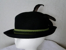 Antico Cappello Tirolese Nero