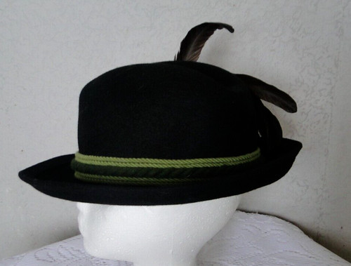 Cappello tirolese antico nero - antico,