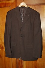 Gianluca Dotti - Vestito uomo, Fumo Londra righe, misto lana,tg 48 drop 7, usato