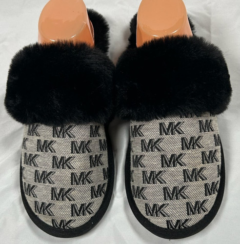 Pantofole donna nere - , grigie