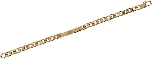 Gourmette oro placcato 18 - in,