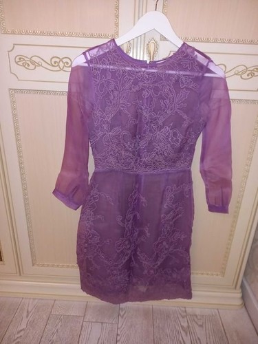 Abito ermanno scervino viola - abito,