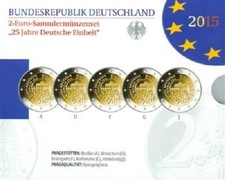 Germania 2 euro 25 anni unità