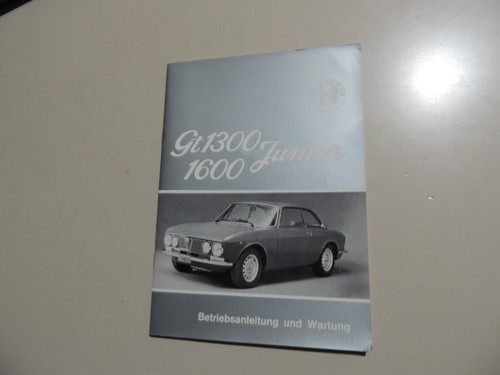 Alfa romeo 1300 1600 - gt,