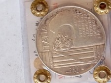 20 Lire Elmetto NC 1928 Non Comuni Periziata Bb