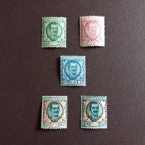 Italia regno 1923 floreale - italia,