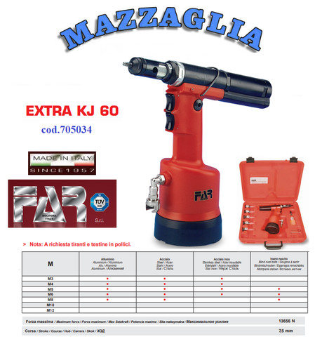 Far extra kj60 rivettatrice - extra,