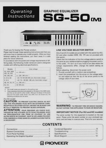Pioneer equalizzatore - pioneer,