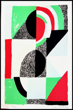 Sonia Delaunay Litografia COA