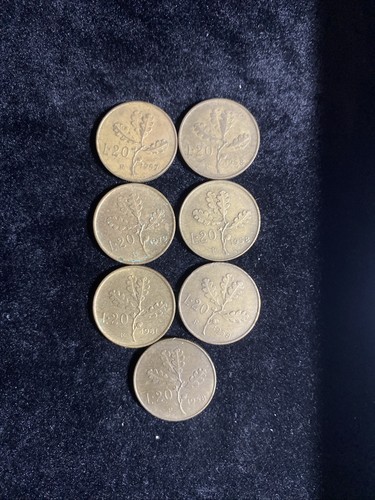 Lotto monete lire - 20, dal