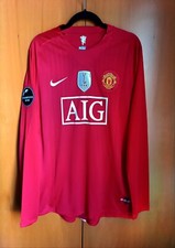maglia Ronaldo Manchester United Calcio Vintage 2008 Taglia XL