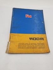 Manuale officina catalogo delle parti di ricambio di carrozzeria Fiat 1100 R '67