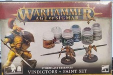 Gioco Da Tavolo - Warhammer Age Of Sigmar - Vindictors + Paint Set