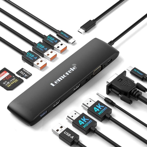 Docking station usb lemorele - station, usb-c