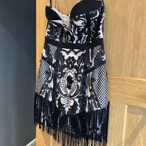 Mini abito corsetto senza