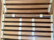 Rete  90 x 190cm Doghe in Legno Letto Singolo 4 Piedi -