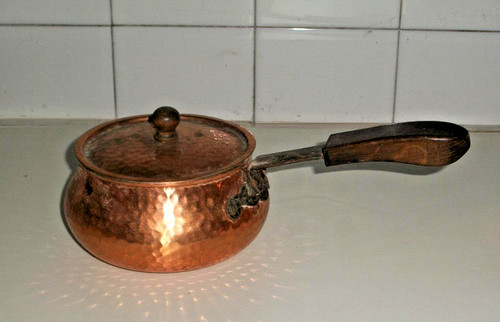 Antico grazioso pentolino rame - pentolino,