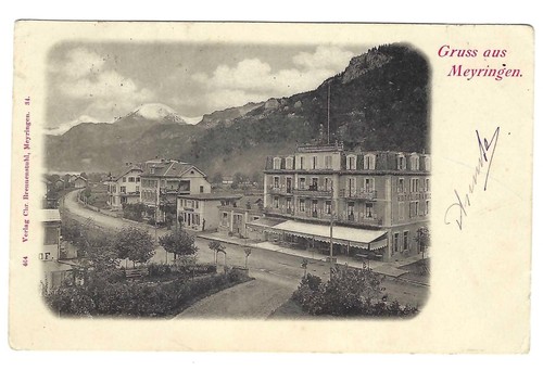 Cartolina svizzera saluti - saluti, da