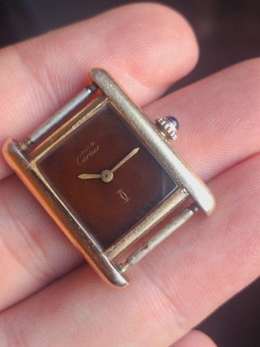 Cartier tank vermeil - cartier,