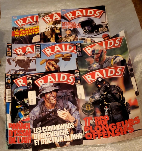 Issues raids magazine - raids,