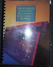 DOLBY DIGITAL BROADCAST PROCESSEUR CP65 INSTRUCTION EN FRANCAIS GROS LIVRET RARE