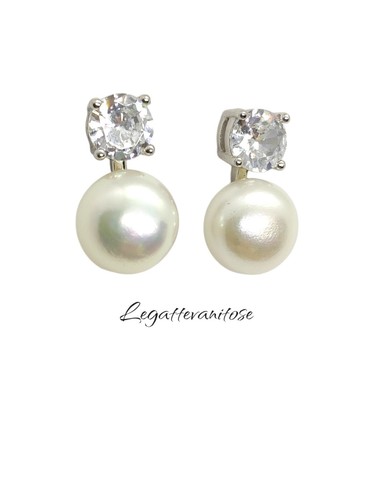 Orecchini donna perla e - ,