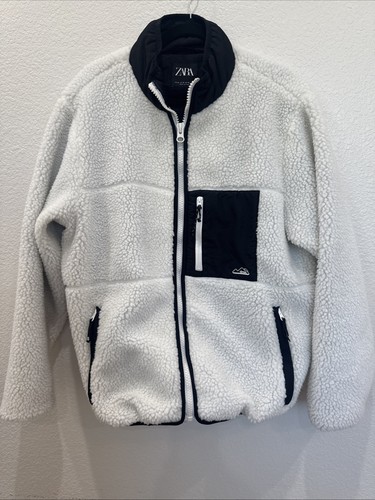Zara sherpa giacca pile uomo - zara,