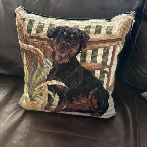 Cuscino arazzo tessuto - , cane