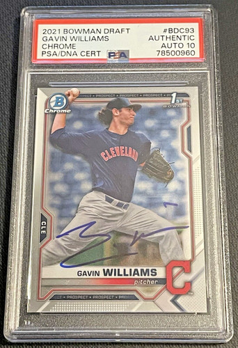 Gavin williams autografato - gavin,