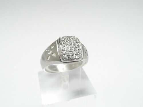 Anello oro bianco - 18, kt