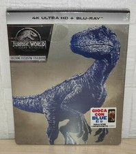 JURASSIC WORLD – IL REGNO DISTRUTTO - STEELBOOK – ITA – ENG –  BLU-RAY + 4K