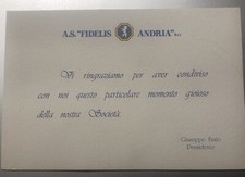 Biglietto di ringraziamento